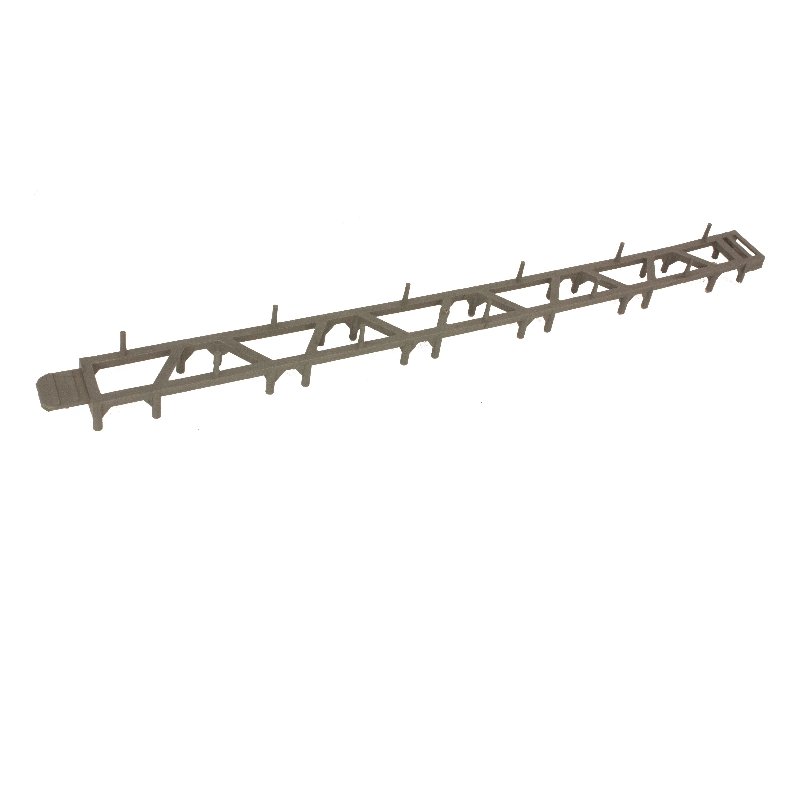 Plastic Chair With Pointed Legs and Moulded Upright