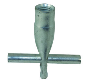 Flat End Fixing Sockets With Crosspin